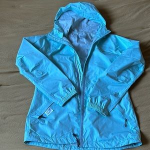 Small rain jacket with hood